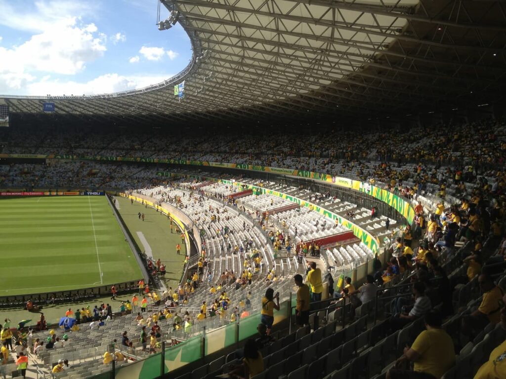 Imagem mostra Estádio do Mineirão em BH.